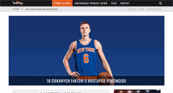 Desktop Screenshot of blog.basketmania.pl